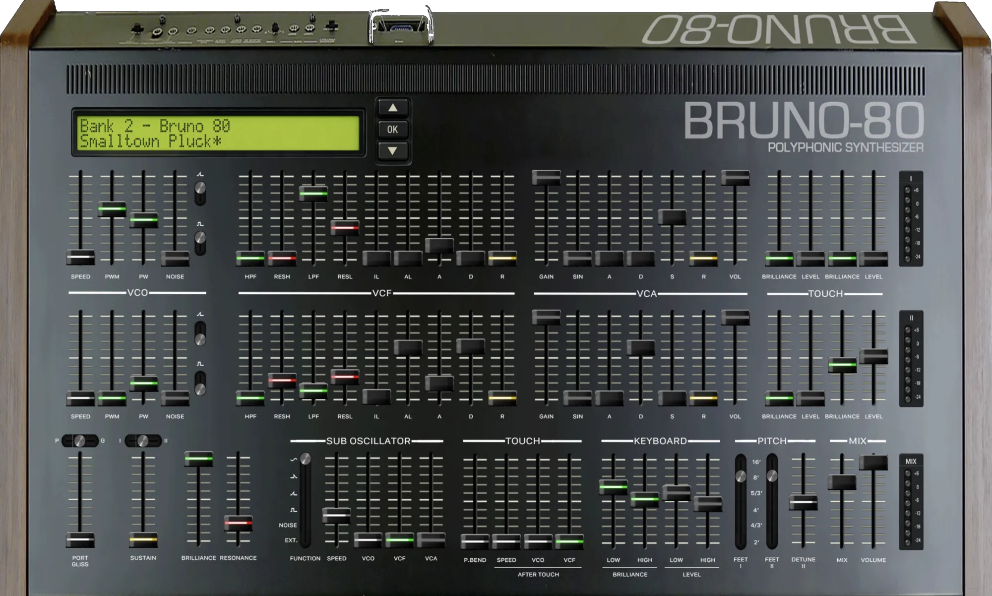 BRUNO-80 CS-80 synthesizer plugin interface